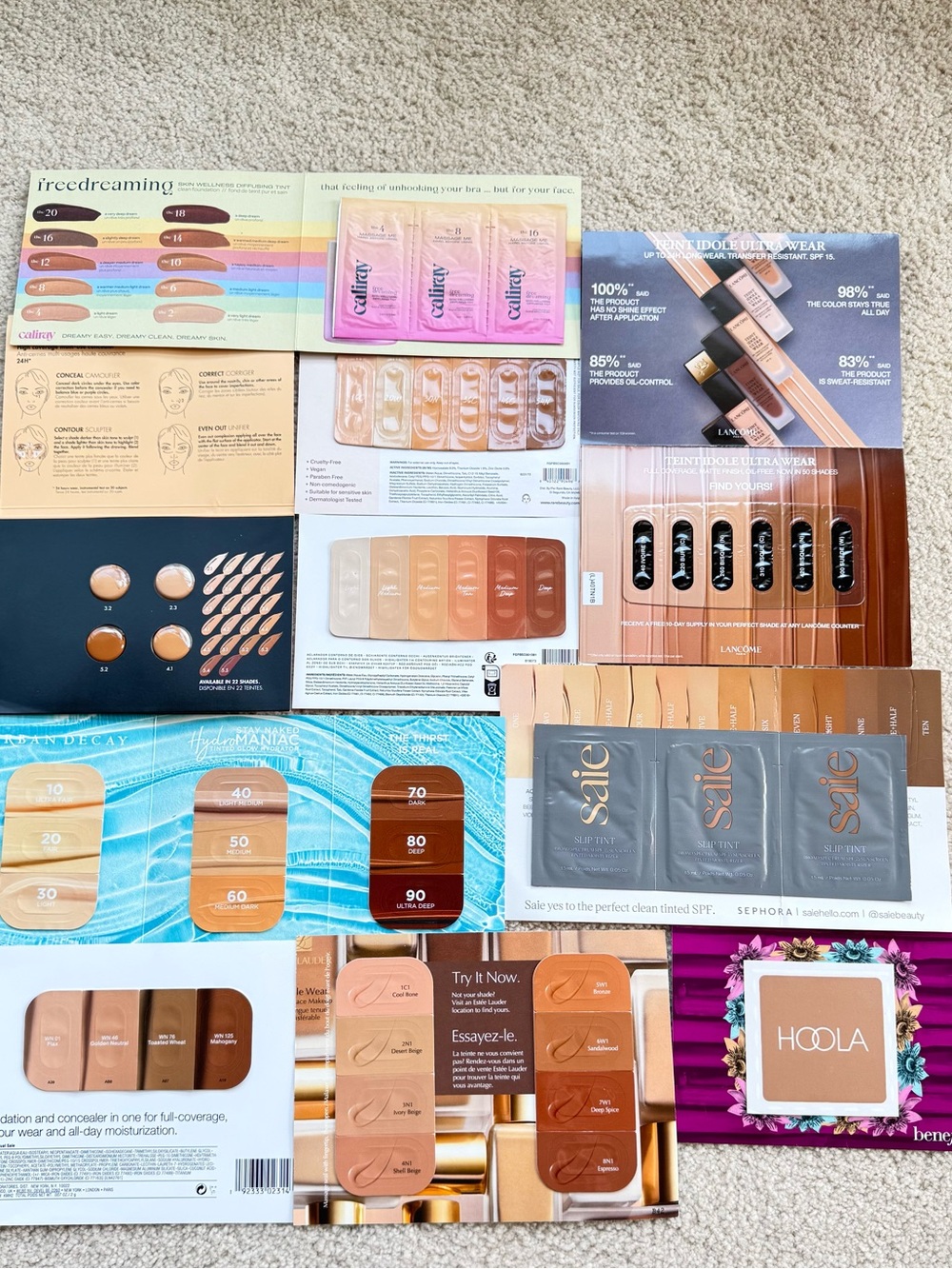 High-End Luxury Foundation, Concealer, Tinted Moisturizer, Makeup Trial Samples